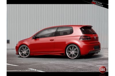 Накладки на пороги AF на Volkswagen Golf VI